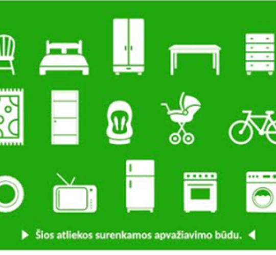 Primename apie lapkričio mėnesį Joniškio r. savivaldybėje vykdomą didelių gabaritų atliekų surinkimą apvažiavimo būdu